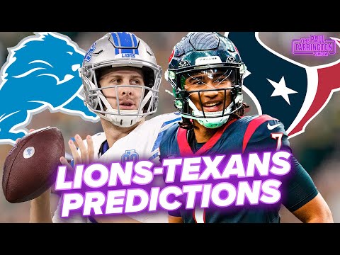 Lions-Texans Preview: Will CJ Stroud & Houston STOP THIS DETROIT MADNESS? | PFS