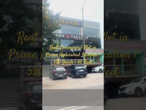 Rent Prime Commercial Plot in Sainikpuri Society Hyderabad 550 Yards | 80Feet Road