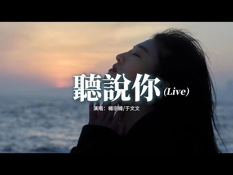 楊宗緯/于文文 - 聽說你(Live)『聽說你 為她做的，件件是我 曾經求而不得，我夠不着的煙火，偏偏降落 在別人窗口。』【動態歌詞MV】