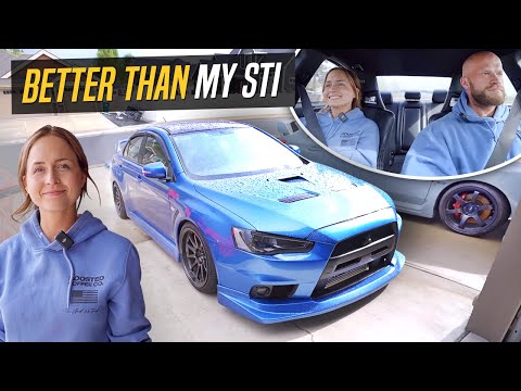 Bobbi Reacts to the 550WHP Evo X! (She Wants It)