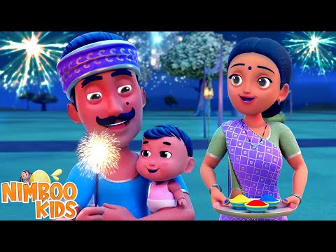 Diwali Ka Tyohar Aaya, दिवाली का त्यौहार आया, Deepawali Cartoon Song with Nimboo Kids