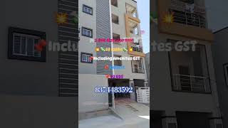 Low budget flat for sale || 40 sq yrds UDS || 1000sft || ready to move || ❌ GST Amenities #trending