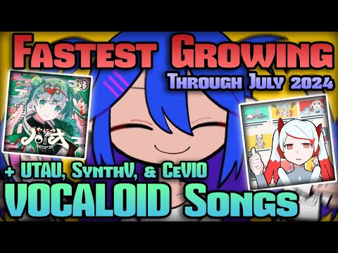 [TOP 50] Fastest Growing VOCALOID Songs on YouTube (July 2024)