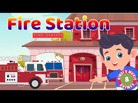 Fire Station Song | Educational Rhymes for kids by Bindi's Music & Rhymes