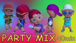 Kids Party Songs | Children Party Music | Video and Songs Party Mix | 40 min Happy Playtime|  🎉🎈🎊