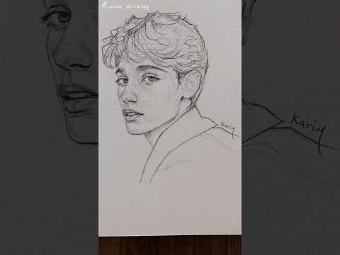 draw a portrait using loomis method #loomismethod  #drawingtutorial