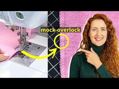 5 TRICKY Sewing Techniques Explained (shirring, twin needle, overcast stitch, mock-overlock)