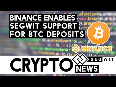 Binance Enables SegWit Support for BTC Deposits as Adoption Skyrockets!