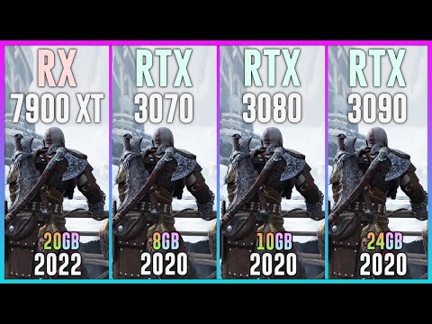 RX 7900 XT vs RTX 3070 vs RTX 3080 vs RTX 3090 - Test in 25 Games