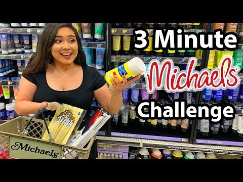 BUYING MY ART SUPPLIES IN 3 MINUTES