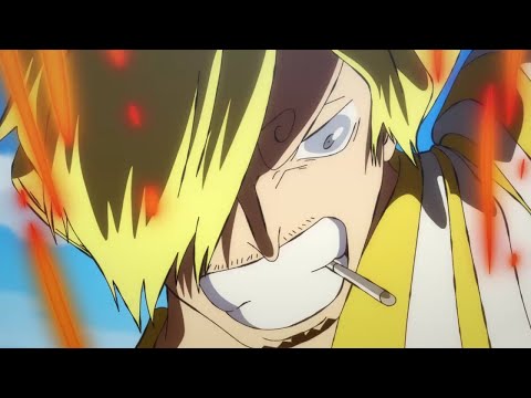 Sanji vs X Drake「4k」「60fps」║ One Piece