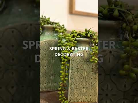 Spring And Easter Decor #shortvideo #springdecor2024 #springdecorating #homedecorideas