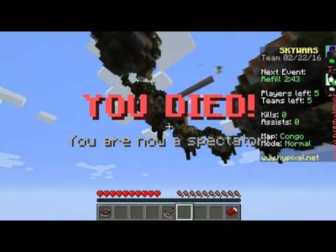 Minecraft: Hypixel games livestream