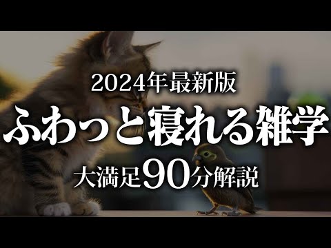 【睡眠導入】ふわっと寝れる雑学【リラックス】とても深い睡眠へ招待します♪