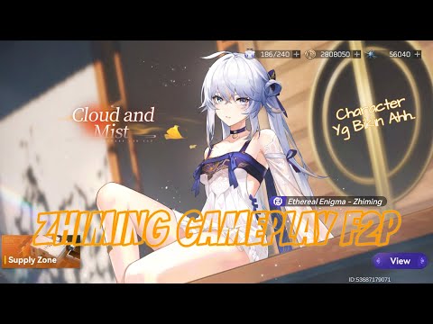 ZHIMING GAMEPLAY F2P (WATER META BURST) || AETHER GAZER