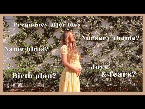 PREGNANCY Q&A | symptoms, cravings, birth plan, name hints, & reading list!