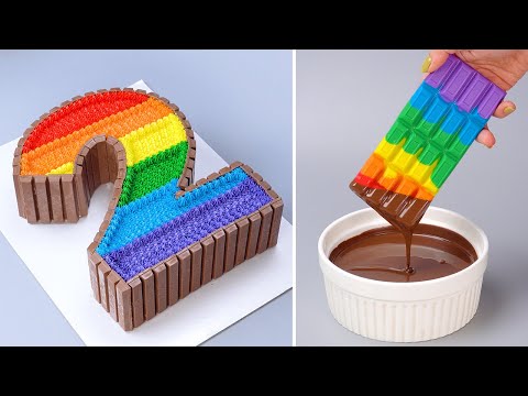 🌈 Homemade Colorful Cake Decorating Hacks | So Tasty Cake Decorating Recipes | How To Make