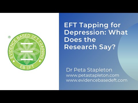 Research Spotlight EFT Tapping for Depression with Dr Peta Stapleton