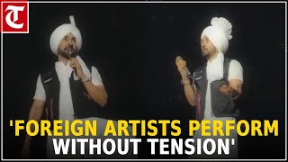 Watch how Diljit Dosanjh tweaks his song at Hyderabad show after government notice