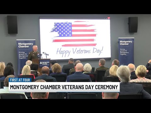 Montgomery Chamber honors veterans with ceremony