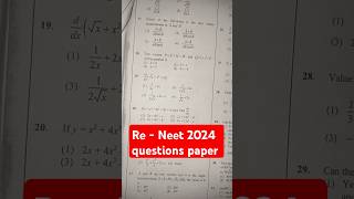 Re Neet 2024 #biology #neet #neet2024