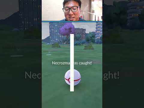 Catching 100% IV Necrozma in Pokemon GO #shorts #pokemongo