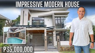 House Tour 354 | Impressive Modern House For Sale in Tagaytay City