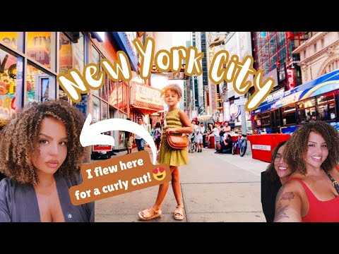 NEW YORK CITY FOR A CURLY CUT! 😍🔥 | NEW YORK VLOG