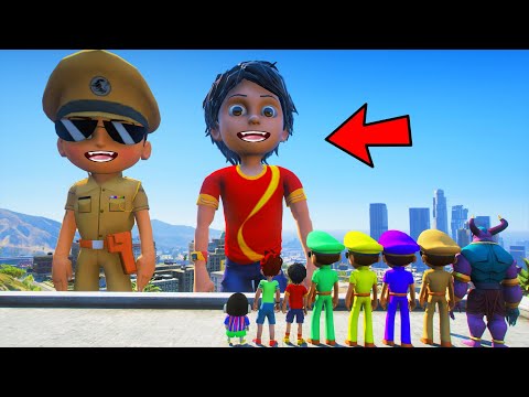 LITTLE SINGHAM WITH SHIVA KICKO SHINCHAN FOUND BIGGEST EVER KICKO IN GTA 5 #13