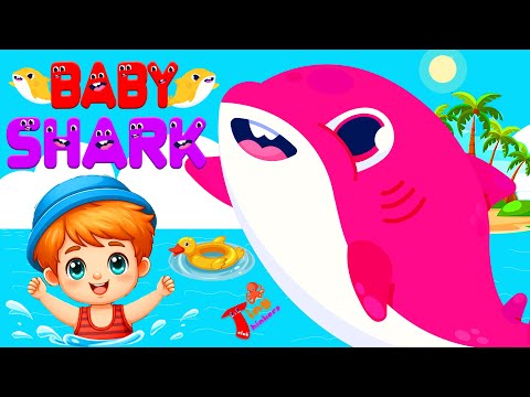 Baby Shark Song | Nursery Rhymes and Kids Songs | Animal Poem Cartoon | Tiny Thinkers Club