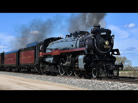 Canadian Pacific 2816 Steam Train - The Final Spike Tour