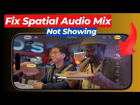 How to Fix Spatial Audio Mix Not Showing on iPhone 16 Pro Max | Fix Problem Audio Mix Not Showing