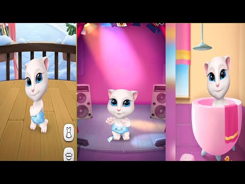 talking angela game/talking tom 2gaming #viral cartoon 2gaming video