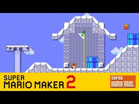 [RECREATE] Snow Theme - Super Mario Bros. | Super Mario Maker 2