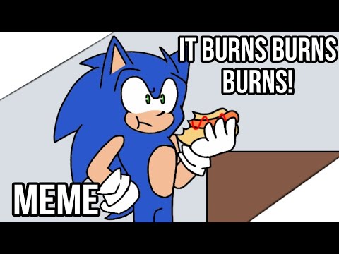 IT BURNS BURNS BURNS! - Meme Animation (Sonic the hedgehog)