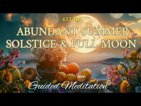 Summer Solstice and Full Moon😌♍️ Guided Meditation (June 2024) - Abundance is Everywhere