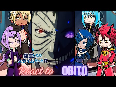 Rimuru Tempest react to obito uchiha | naruto shippuden | Gacha life 2  | slime | sasuke