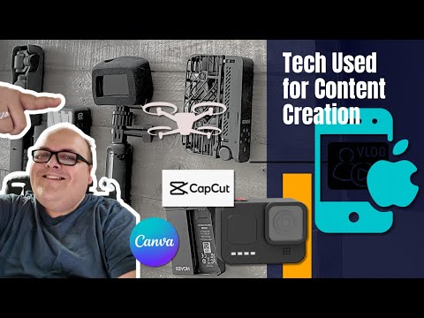 Tech Used for Content Creation #capcutedit #GoPro #DJI #IPhone #Canva #LumaFusion