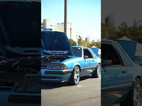 Rare desirable Bimini Blue Coupe. Cinematic. #foxbodymustang #foxbody