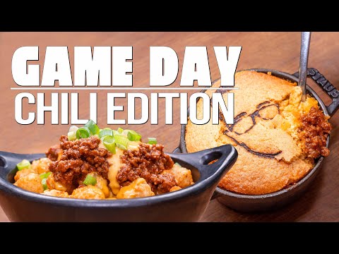 GAME DAY RECIPES: HOMEMADE CHILI EDITION | SAM THE COOKING GUY