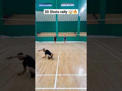 2 in 1 longest rally 🏸🔥#badminton #ytshorts #viral #trending #subscribe