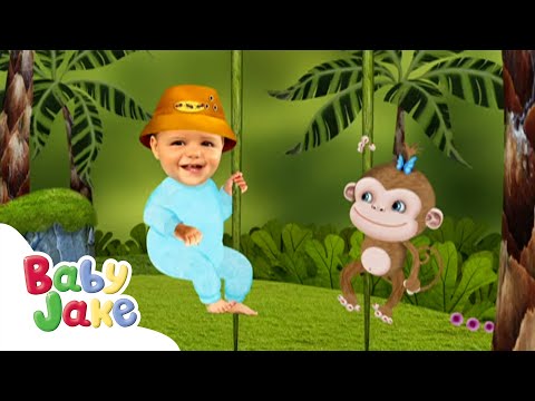 @BabyJakeofficial - 🐵❤️ Playing With Tropical Animals! 🌴🐘 | Full Episodes | Yacki Yacki Yoggi