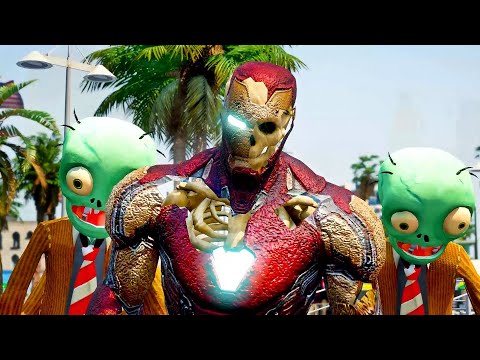 Spiderman & Iron Man vs Zombies 😱 | FULL MOVIE