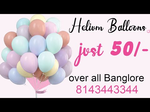 Helium balloons| Helium Balloons home delivery| Helium balloons at home| Air balloons| floating ba