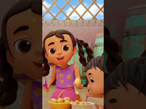 Aloo Ke Parathay Kids Song, आलू के पराठे #shorts #hindirhymes #motherrecipe #preschool #shortvideo