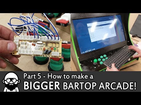 How to make a DIY BIGGER Bartop Arcade! - Part 5 - Raspberry Pi