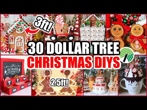 *GENIUS* Dollar Tree Christmas DIYS!🎄(best ever)