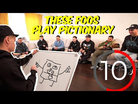 FOOS PLAY DRUNK PICTIONARY !