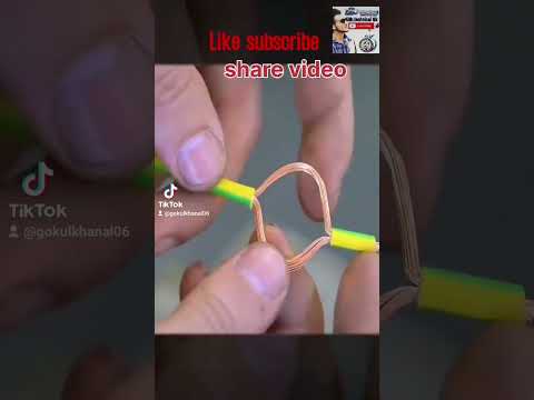 wire join tips and trick  #youtubeshorts #shortsvideo #short #india #ideas #electrician #electric