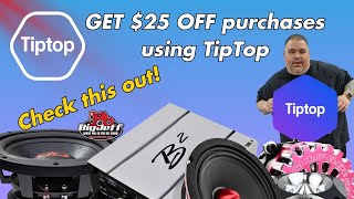 New Promotion New Payment Option at Big Jeff Audio - TIPTOP is now Available